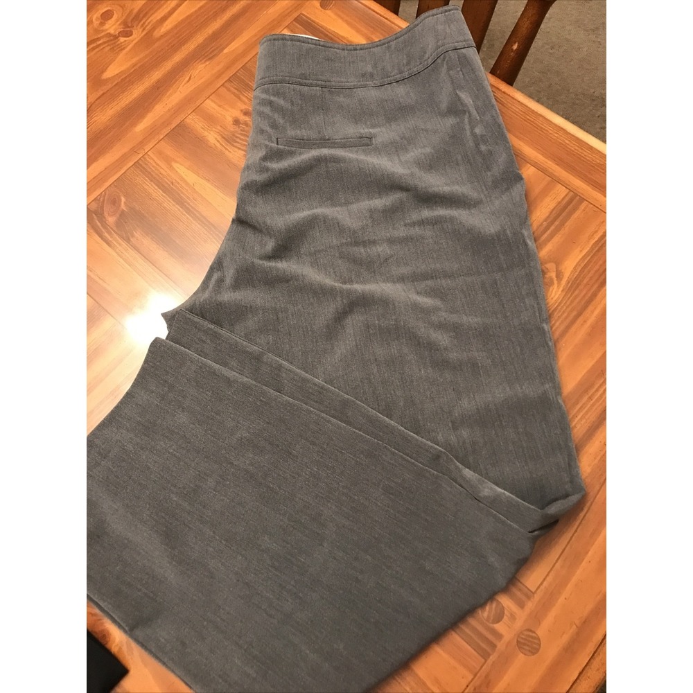DOTS Womens‎ 24 TALL gray trouser dress pants